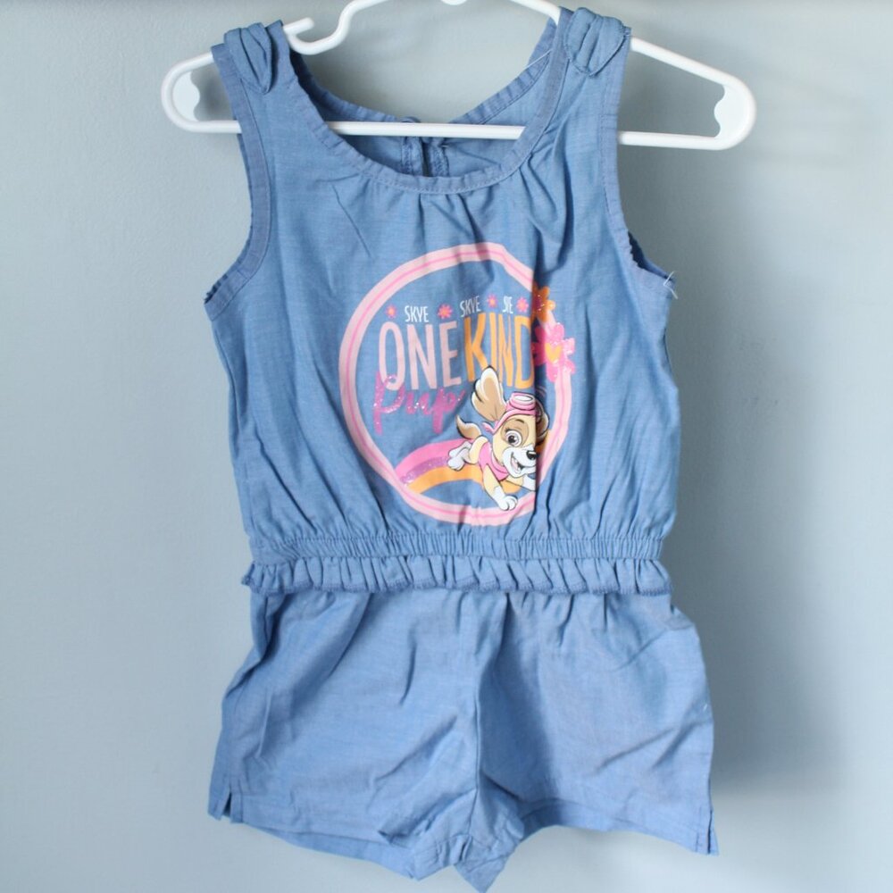 Paw Patrol Size 2T Girls Romper